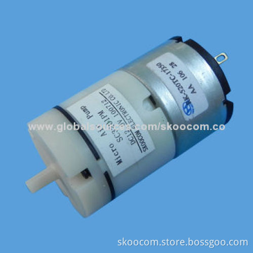 Diaphragm Pump, 6.0, 12.0 24.0V DC Rated Voltage, 65dB Noise